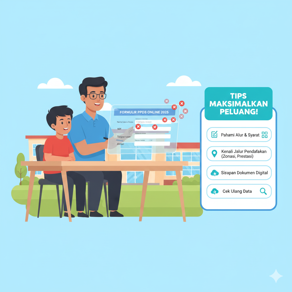 Tips Maksimalkan PPDB Online 2025 Agar Peluang Diterima Lebih Besar